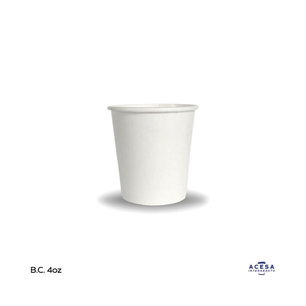 Vaso de papel 4oz para bebidas calientes (caja 1000 pzas)