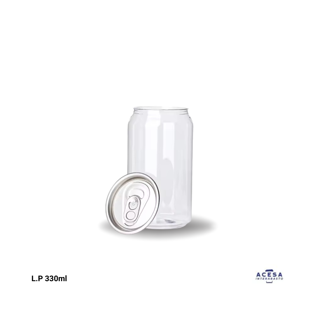 Lata de plastico 330ml (100pz)