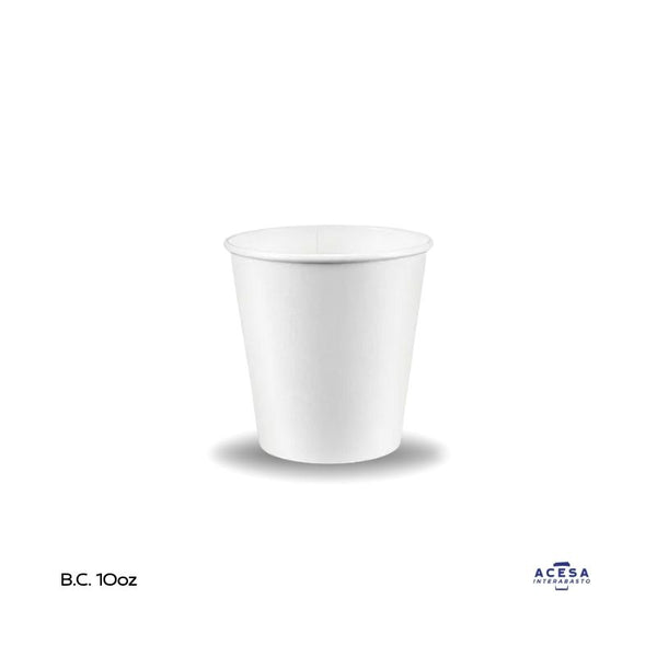 Vaso de papel 10oz para bebidas calientes (caja 1000 pzas)