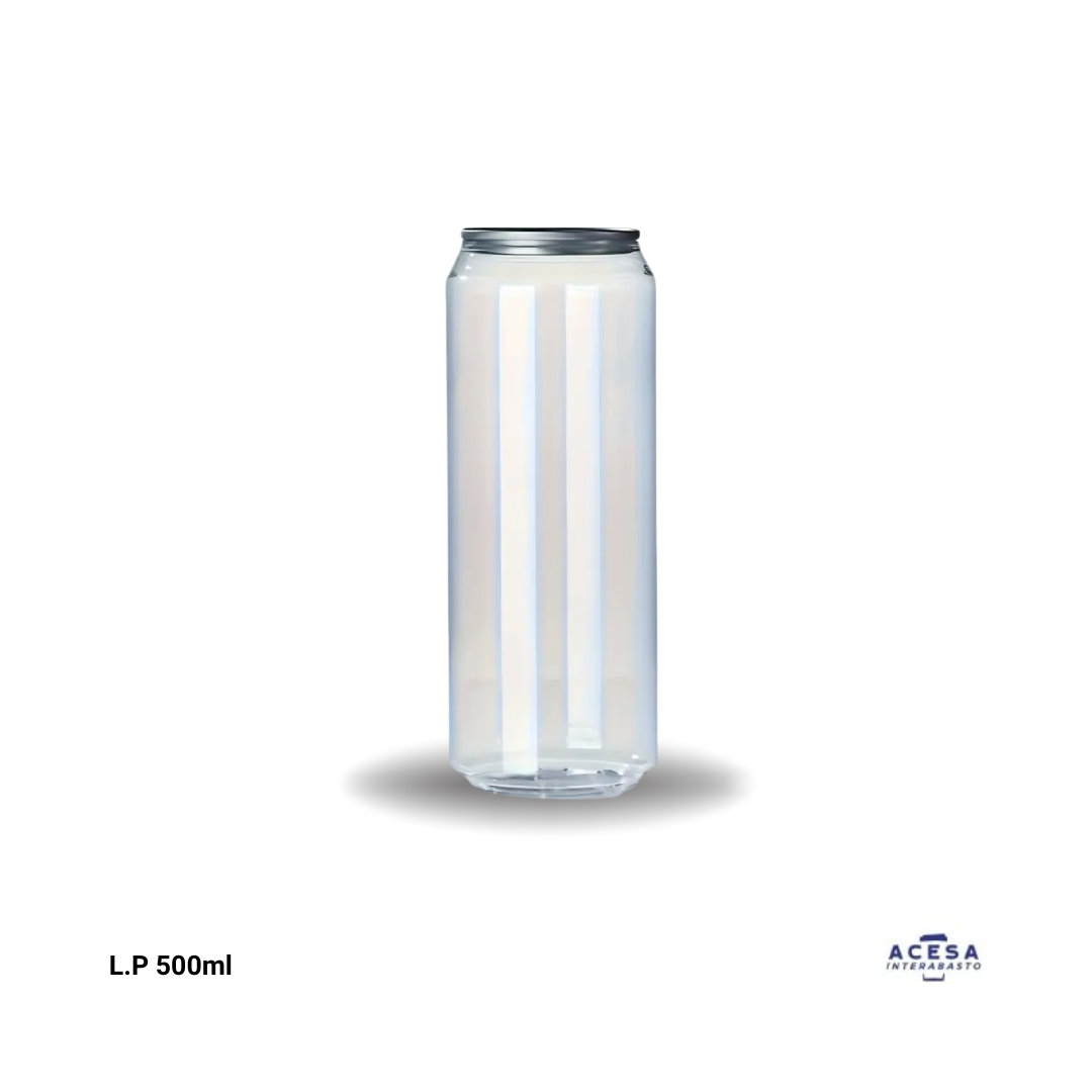 Lata de Plástico 500ml (100pz)